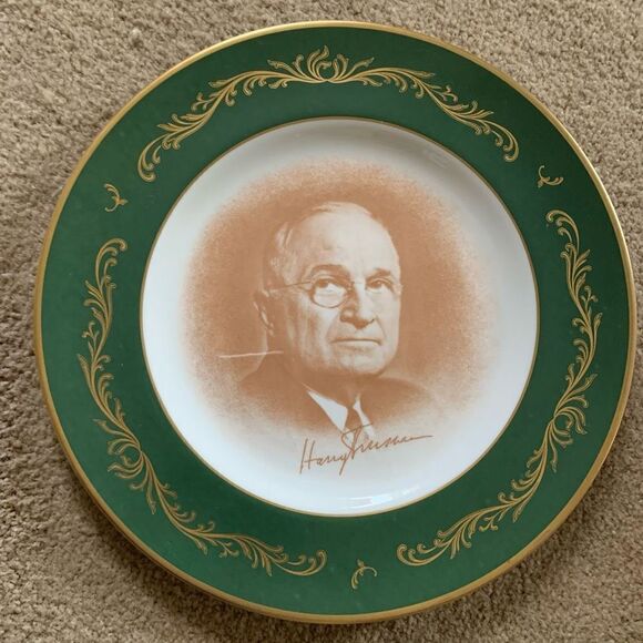 President Harry Truman 10 3/4” Limited Edition Collectors Plate - Picture 1 of 4